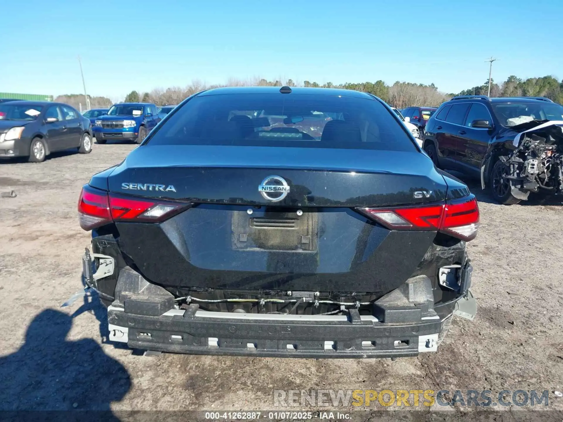 16 Photograph of a damaged car 3N1AB8CV1NY303356 NISSAN SENTRA 2022