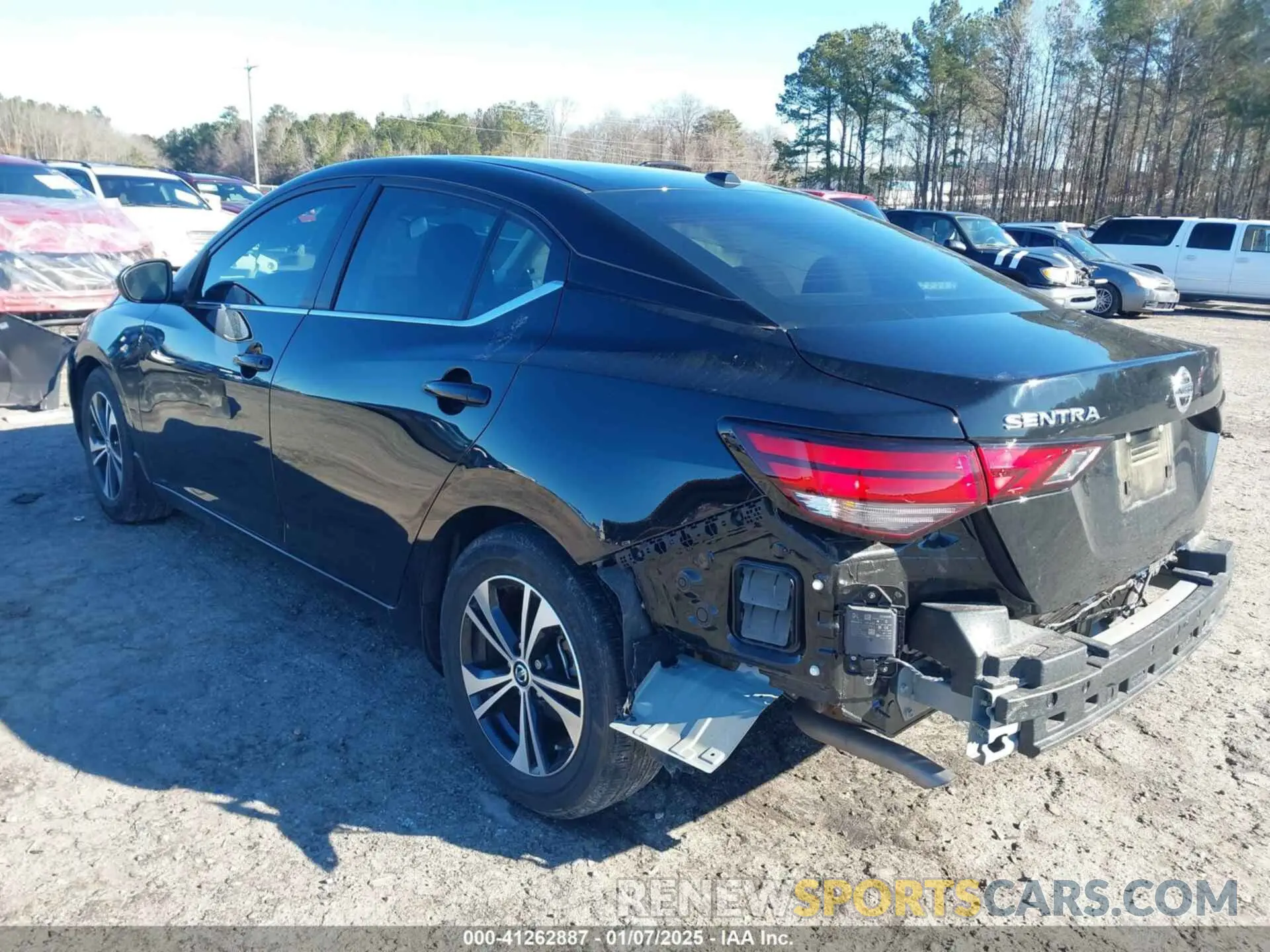 3 Photograph of a damaged car 3N1AB8CV1NY303356 NISSAN SENTRA 2022