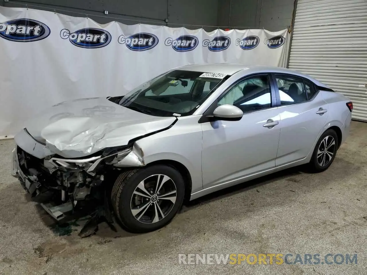 1 Photograph of a damaged car 3N1AB8CV1NY313949 NISSAN SENTRA 2022