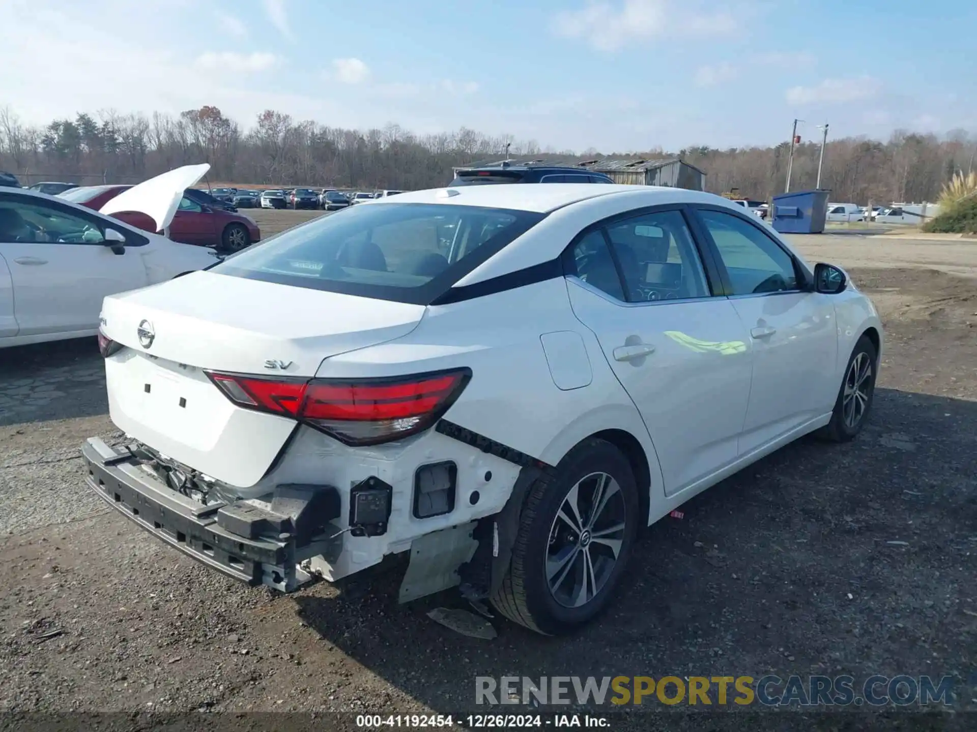 4 Photograph of a damaged car 3N1AB8CV1NY314292 NISSAN SENTRA 2022