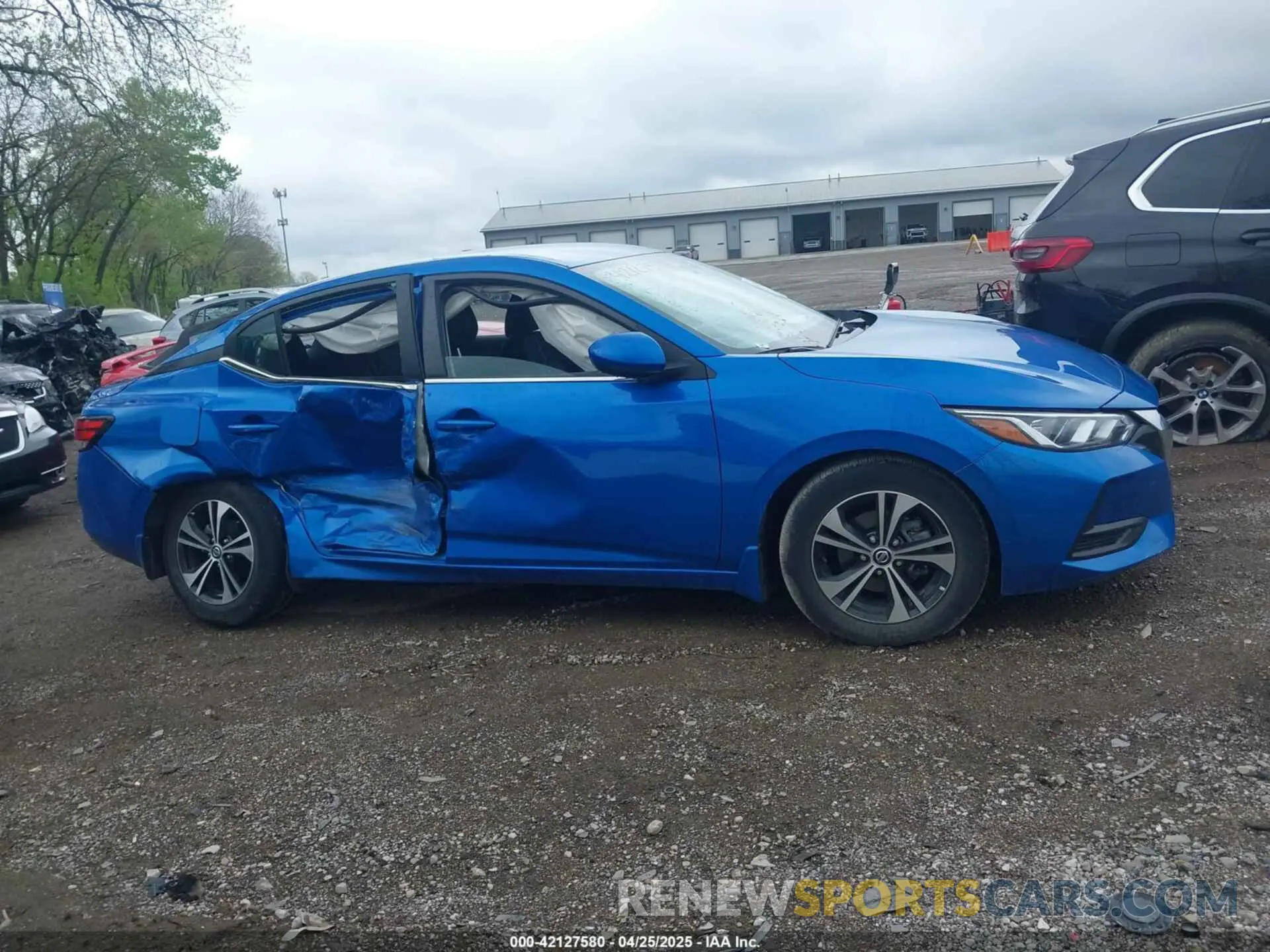 13 Photograph of a damaged car 3N1AB8CV1NY314762 NISSAN SENTRA 2022