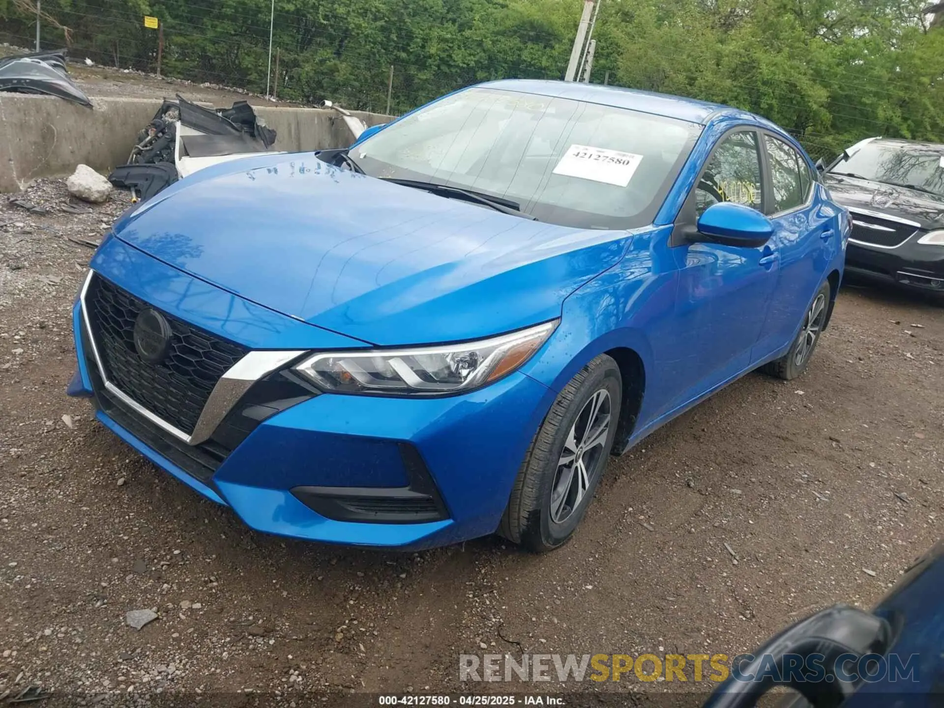2 Photograph of a damaged car 3N1AB8CV1NY314762 NISSAN SENTRA 2022
