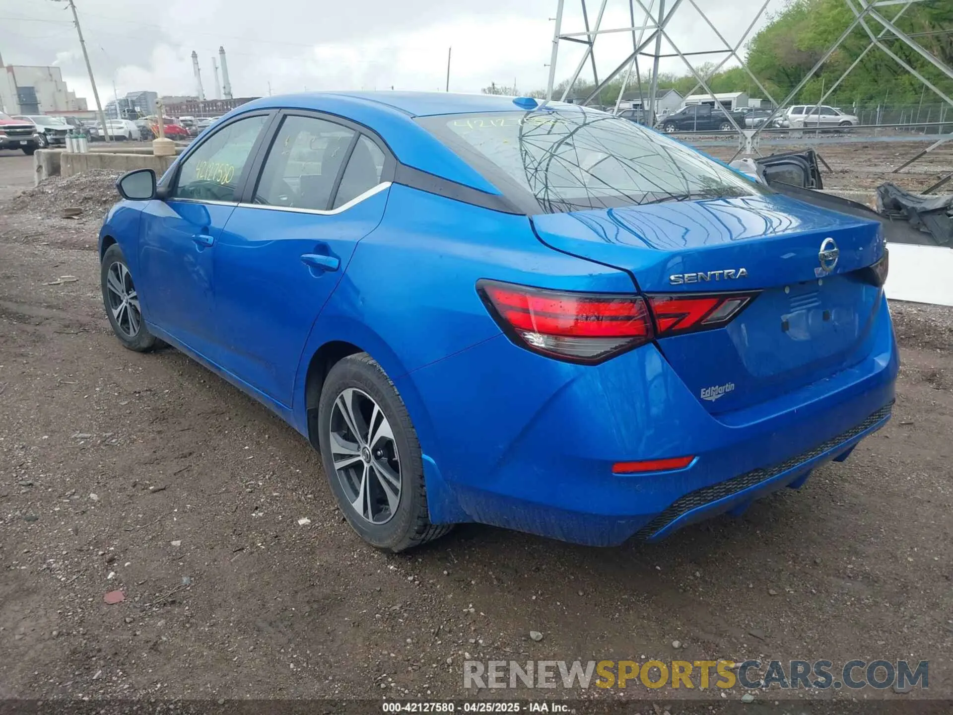 3 Photograph of a damaged car 3N1AB8CV1NY314762 NISSAN SENTRA 2022
