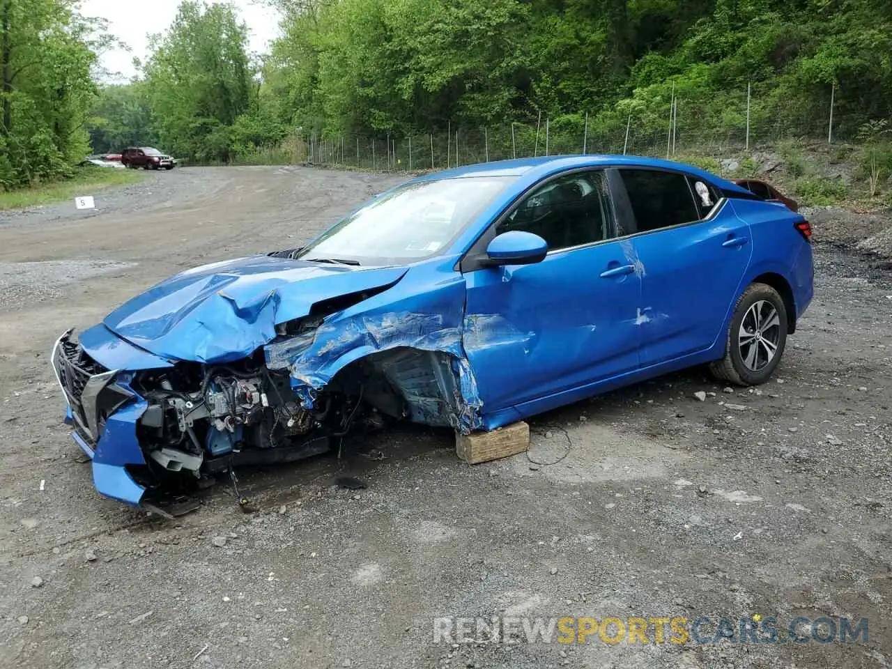 1 Photograph of a damaged car 3N1AB8CV2NY210670 NISSAN SENTRA 2022
