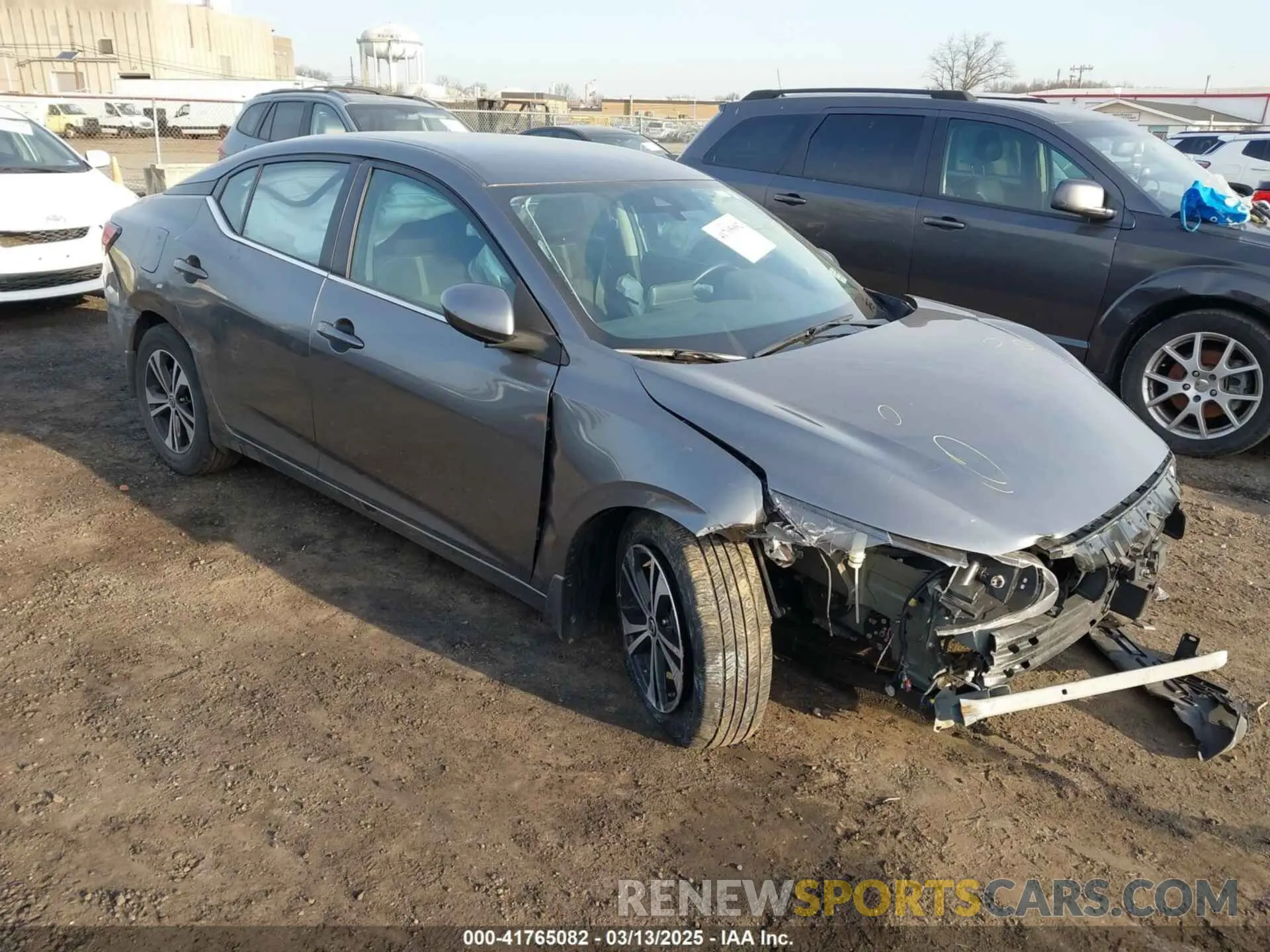 1 Photograph of a damaged car 3N1AB8CV2NY215206 NISSAN SENTRA 2022