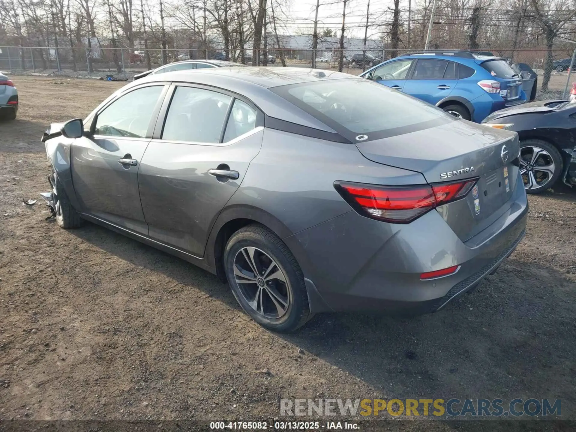 3 Photograph of a damaged car 3N1AB8CV2NY215206 NISSAN SENTRA 2022