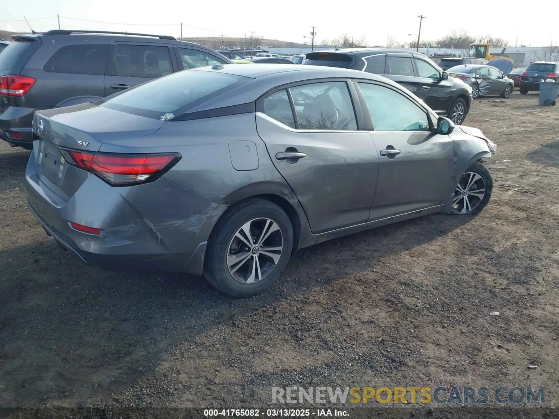 4 Photograph of a damaged car 3N1AB8CV2NY215206 NISSAN SENTRA 2022
