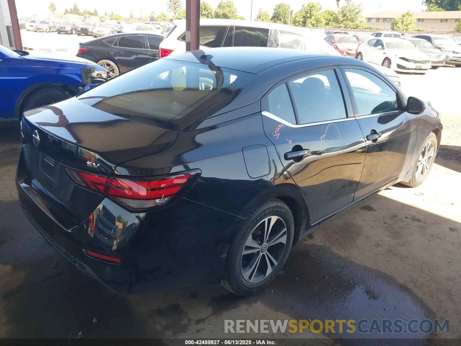 4 Photograph of a damaged car 3N1AB8CV2NY236234 NISSAN SENTRA 2022