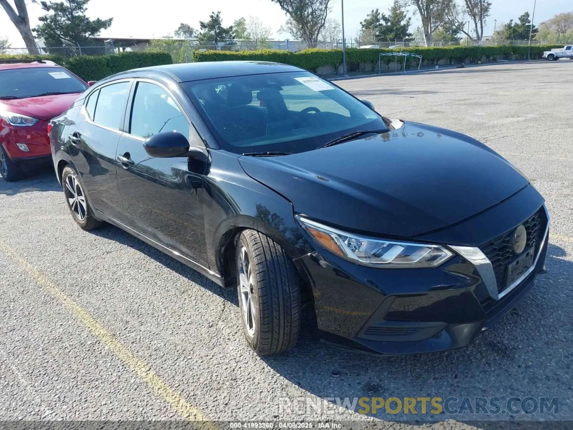 1 Photograph of a damaged car 3N1AB8CV2NY241594 NISSAN SENTRA 2022