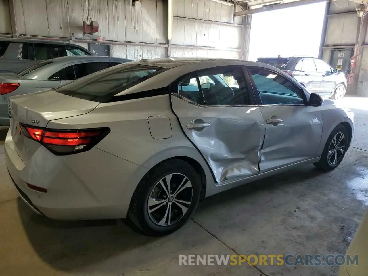3 Photograph of a damaged car 3N1AB8CV2NY244513 NISSAN SENTRA 2022