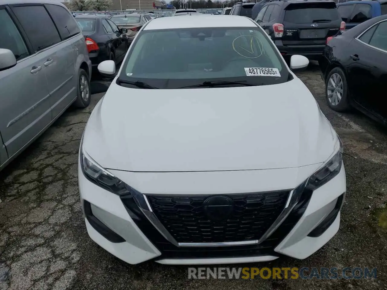 5 Photograph of a damaged car 3N1AB8CV2NY246813 NISSAN SENTRA 2022