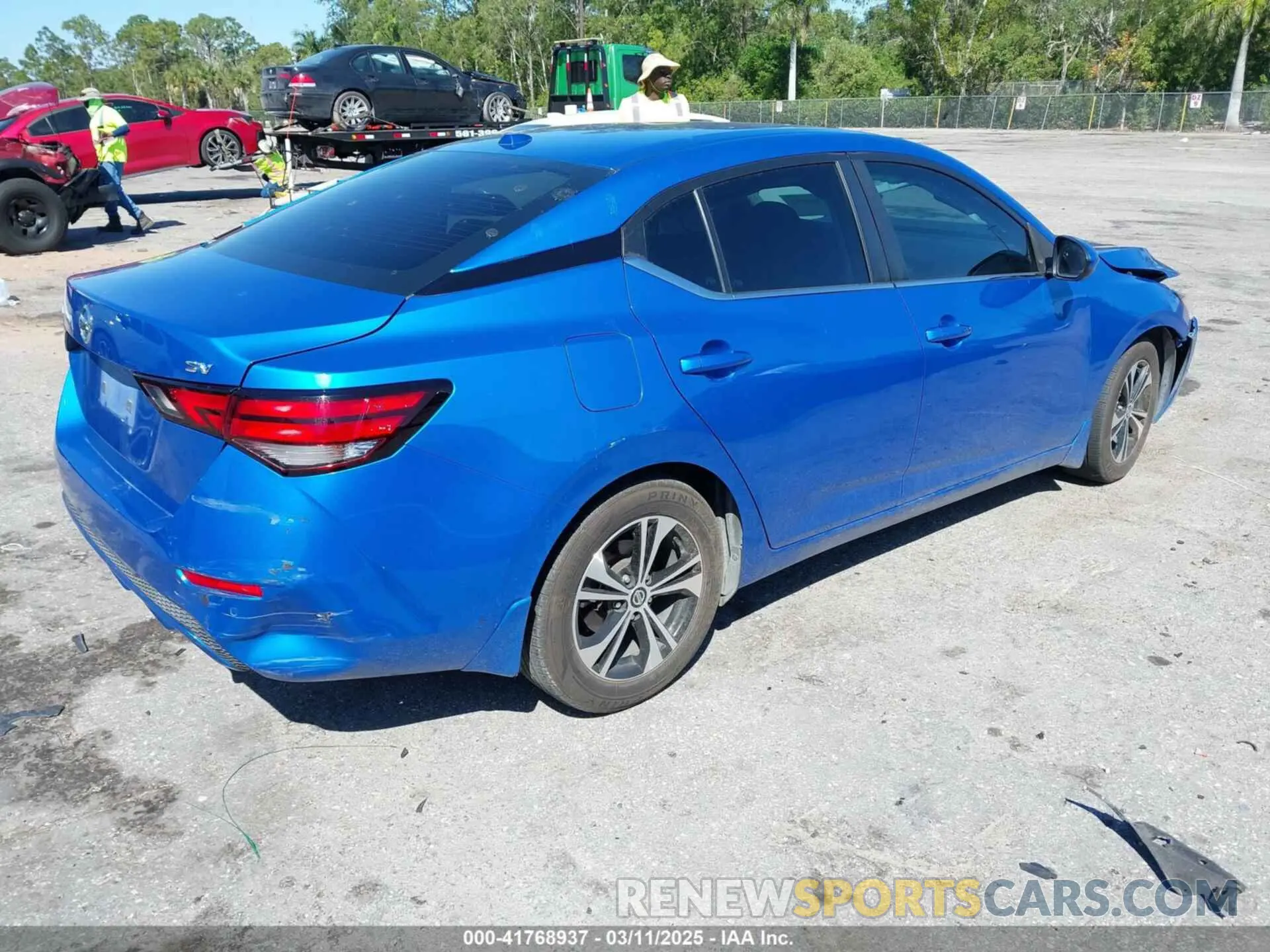 4 Photograph of a damaged car 3N1AB8CV2NY251378 NISSAN SENTRA 2022