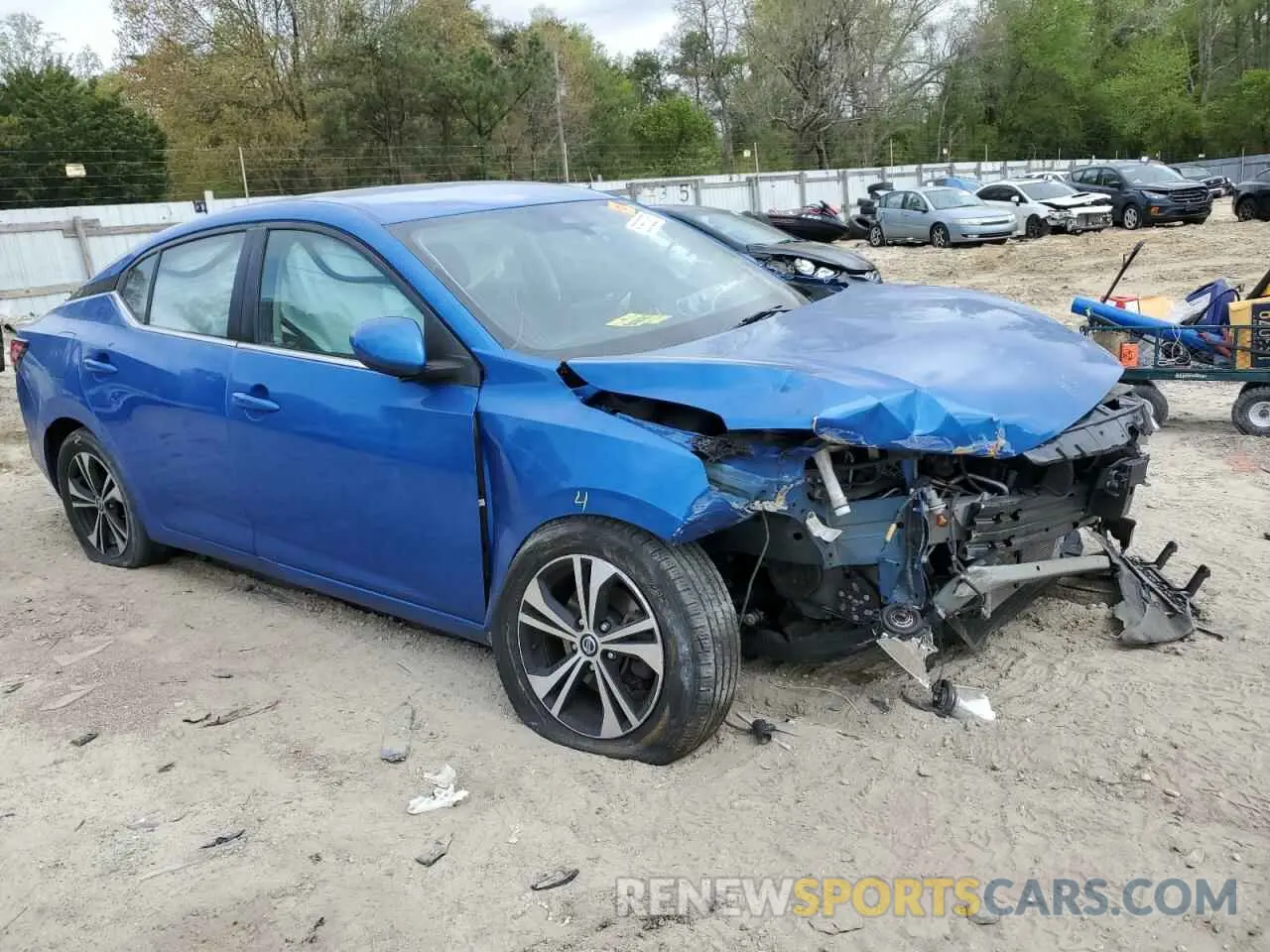 4 Photograph of a damaged car 3N1AB8CV2NY253583 NISSAN SENTRA 2022