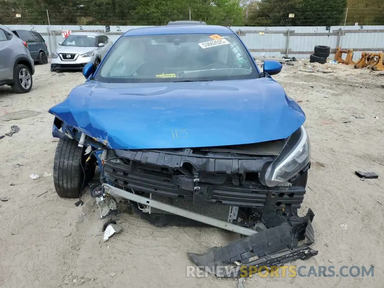 5 Photograph of a damaged car 3N1AB8CV2NY253583 NISSAN SENTRA 2022