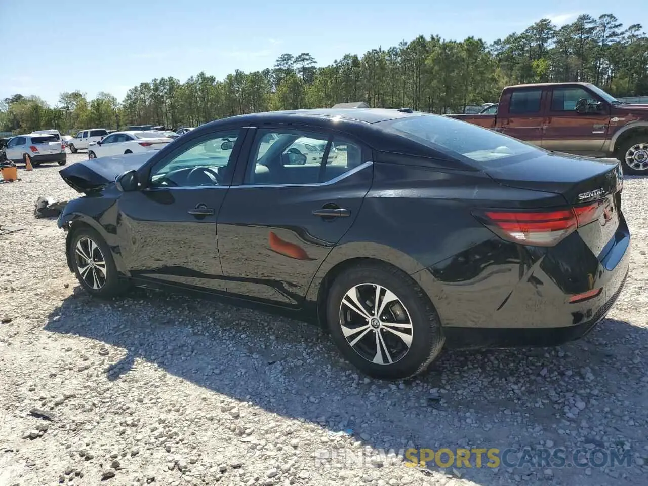 2 Photograph of a damaged car 3N1AB8CV2NY264566 NISSAN SENTRA 2022
