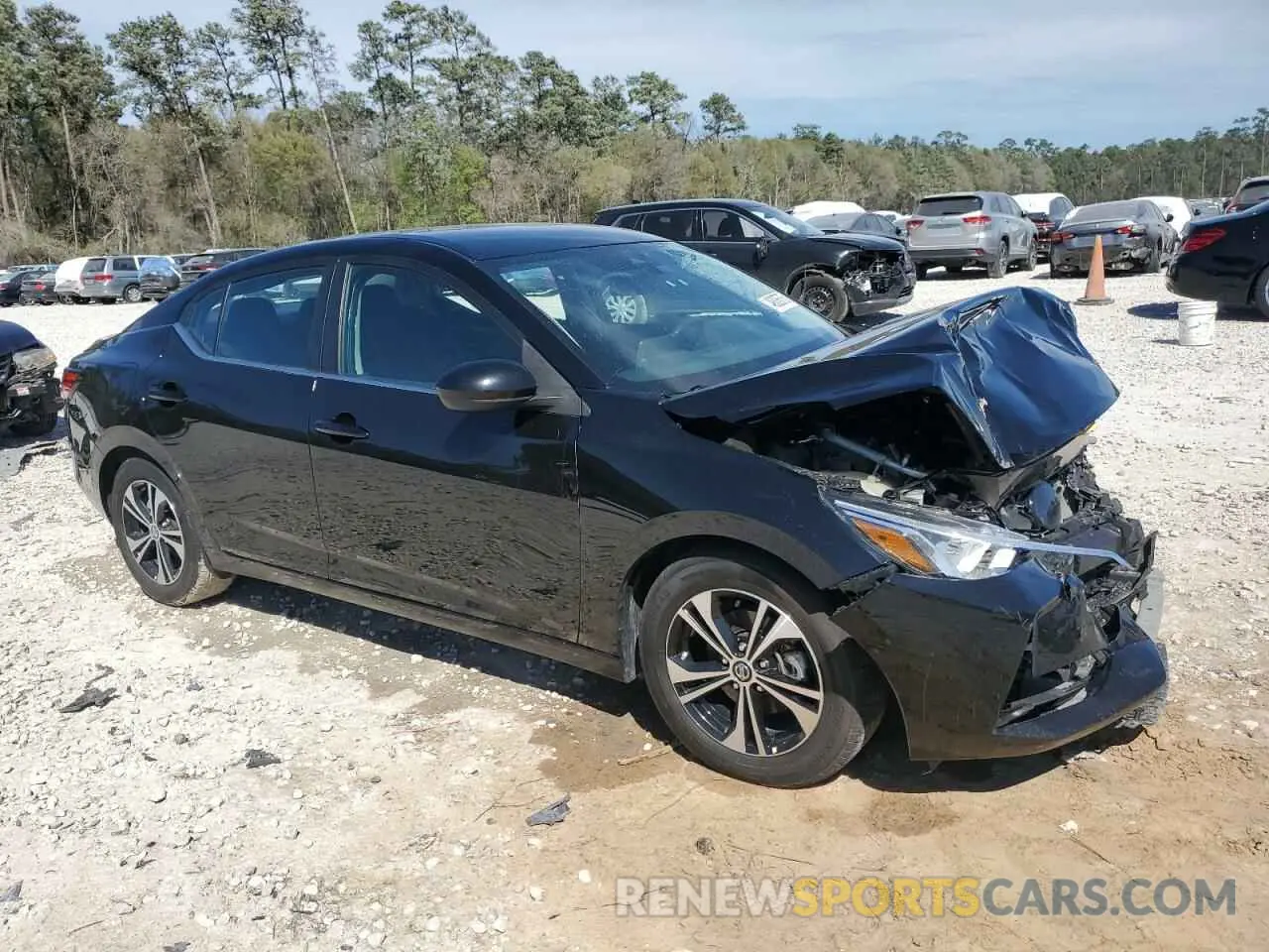4 Photograph of a damaged car 3N1AB8CV2NY264566 NISSAN SENTRA 2022