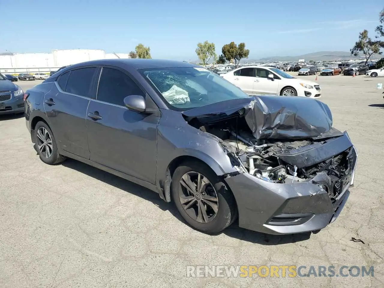 4 Photograph of a damaged car 3N1AB8CV2NY275678 NISSAN SENTRA 2022