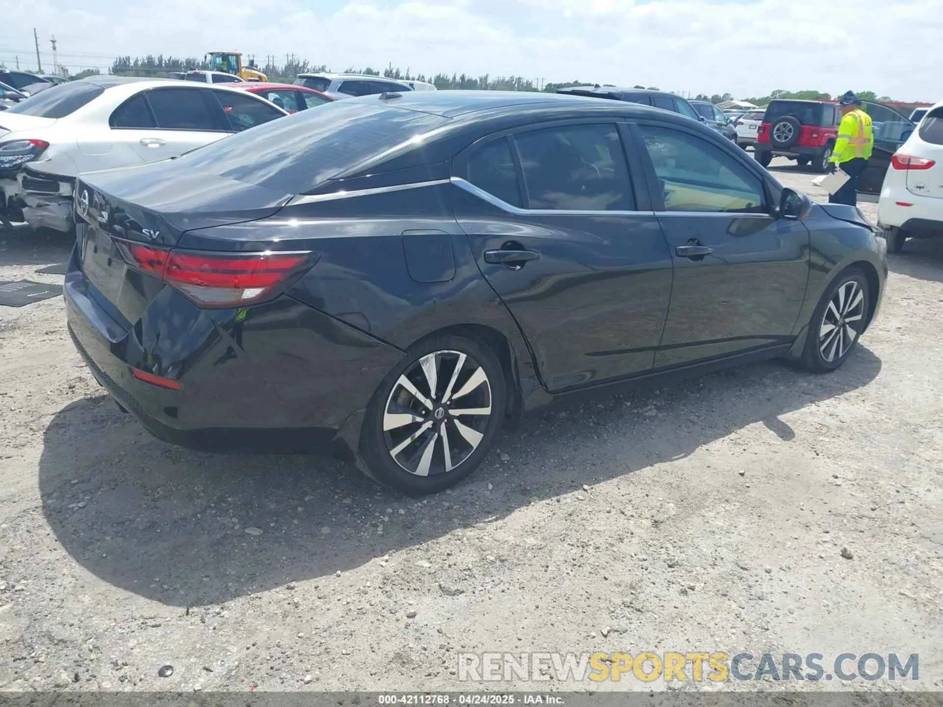 4 Photograph of a damaged car 3N1AB8CV2NY278533 NISSAN SENTRA 2022