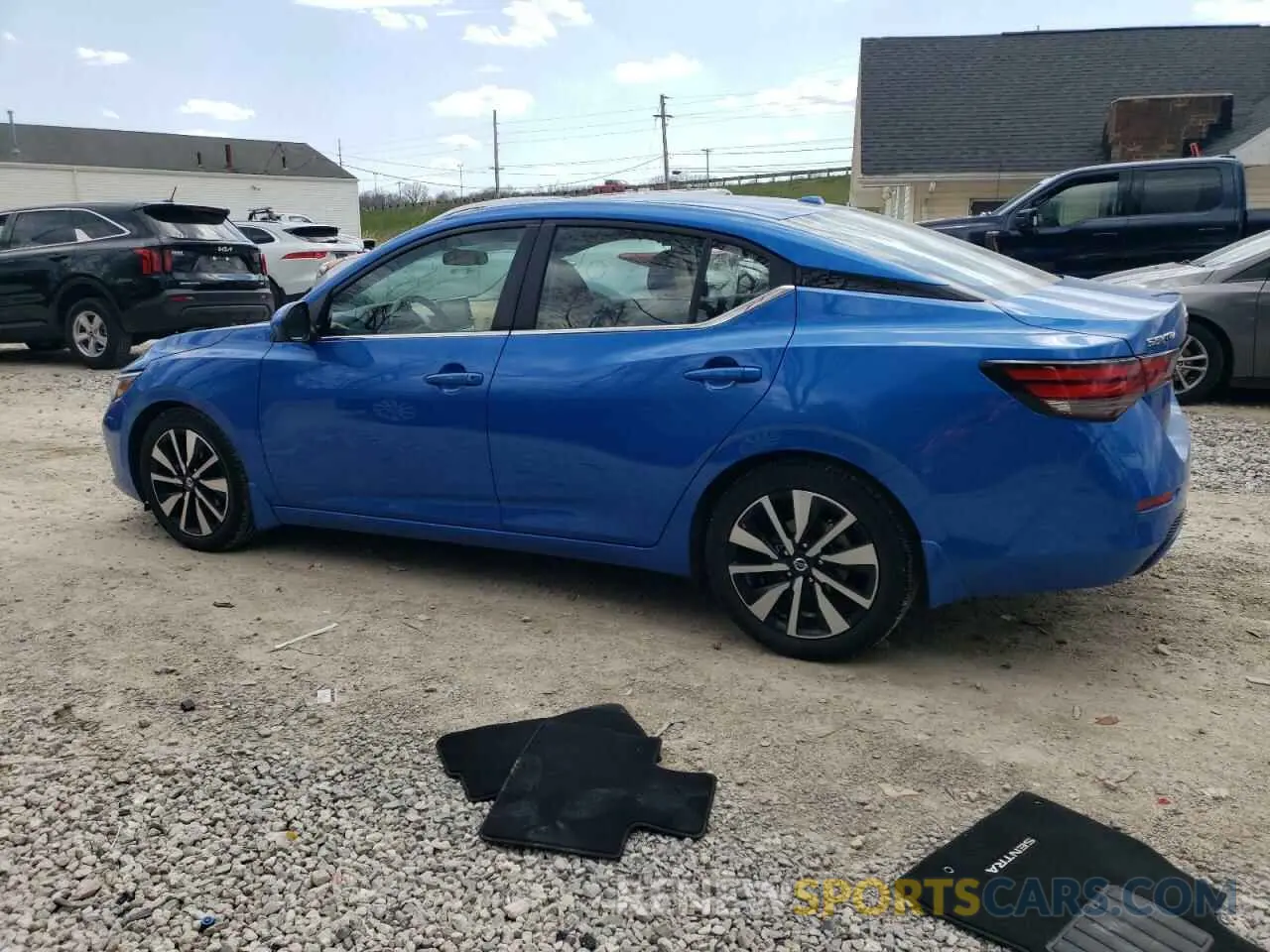2 Photograph of a damaged car 3N1AB8CV2NY283618 NISSAN SENTRA 2022