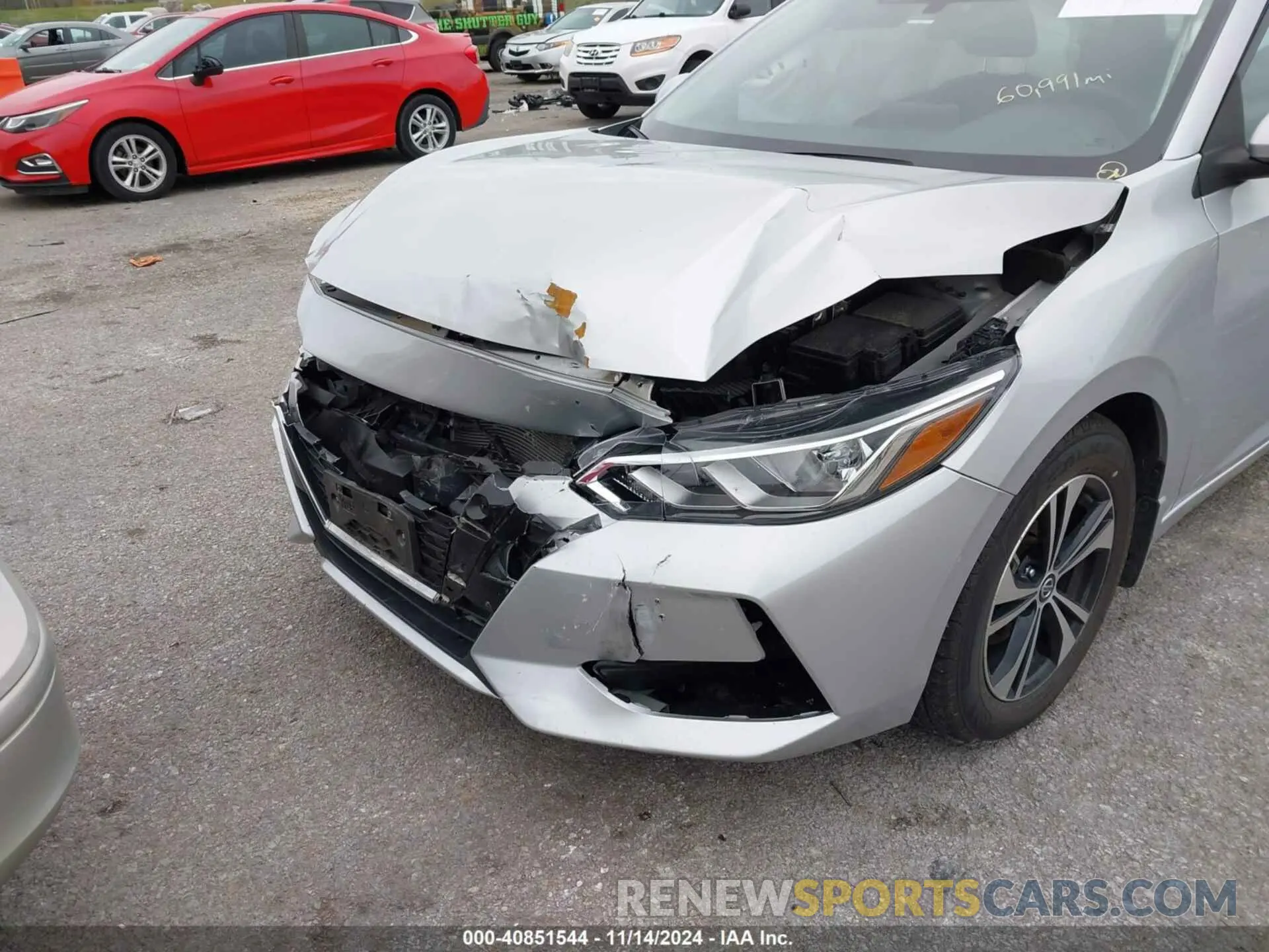 6 Photograph of a damaged car 3N1AB8CV2NY295008 NISSAN SENTRA 2022