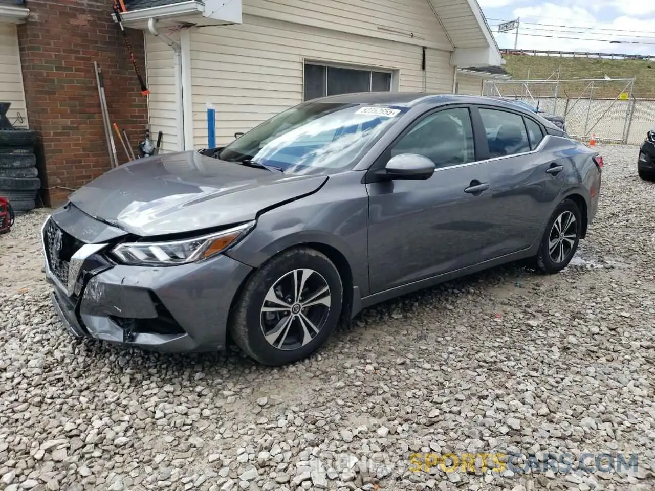 1 Photograph of a damaged car 3N1AB8CV2NY296465 NISSAN SENTRA 2022