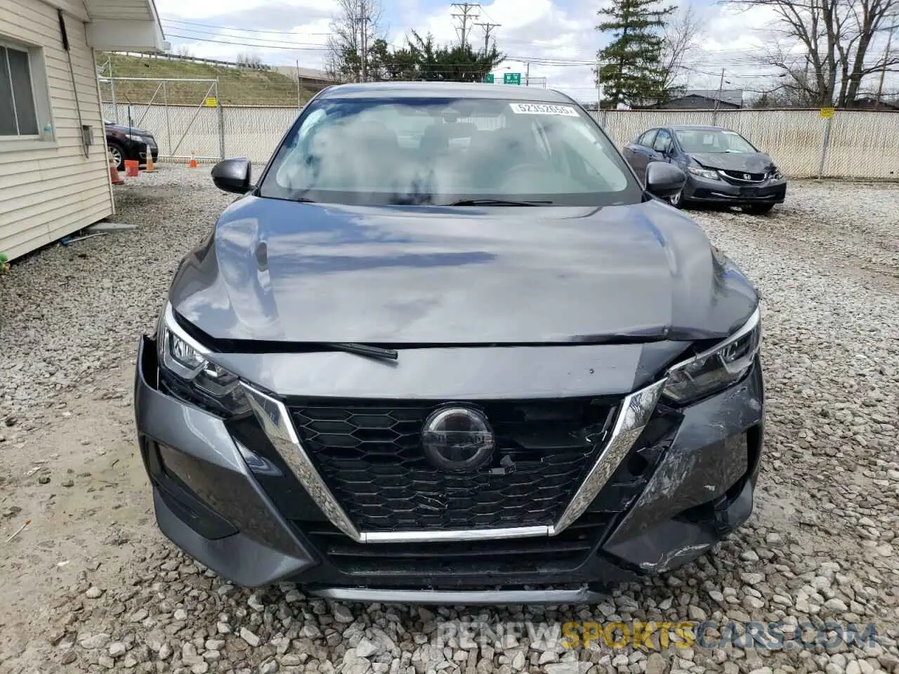 5 Photograph of a damaged car 3N1AB8CV2NY296465 NISSAN SENTRA 2022