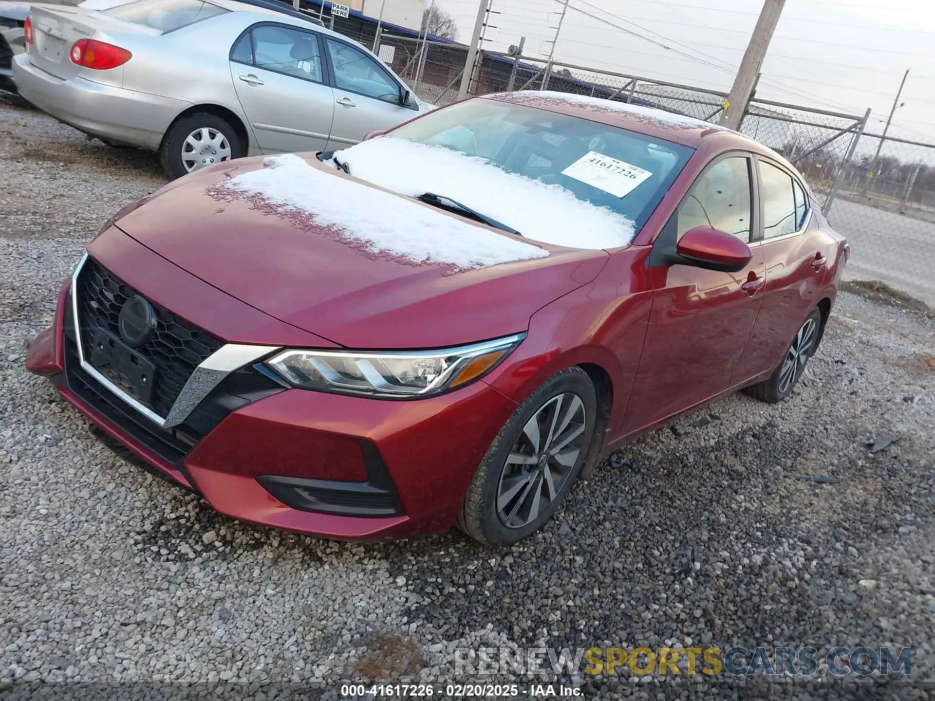 2 Photograph of a damaged car 3N1AB8CV2NY298670 NISSAN SENTRA 2022