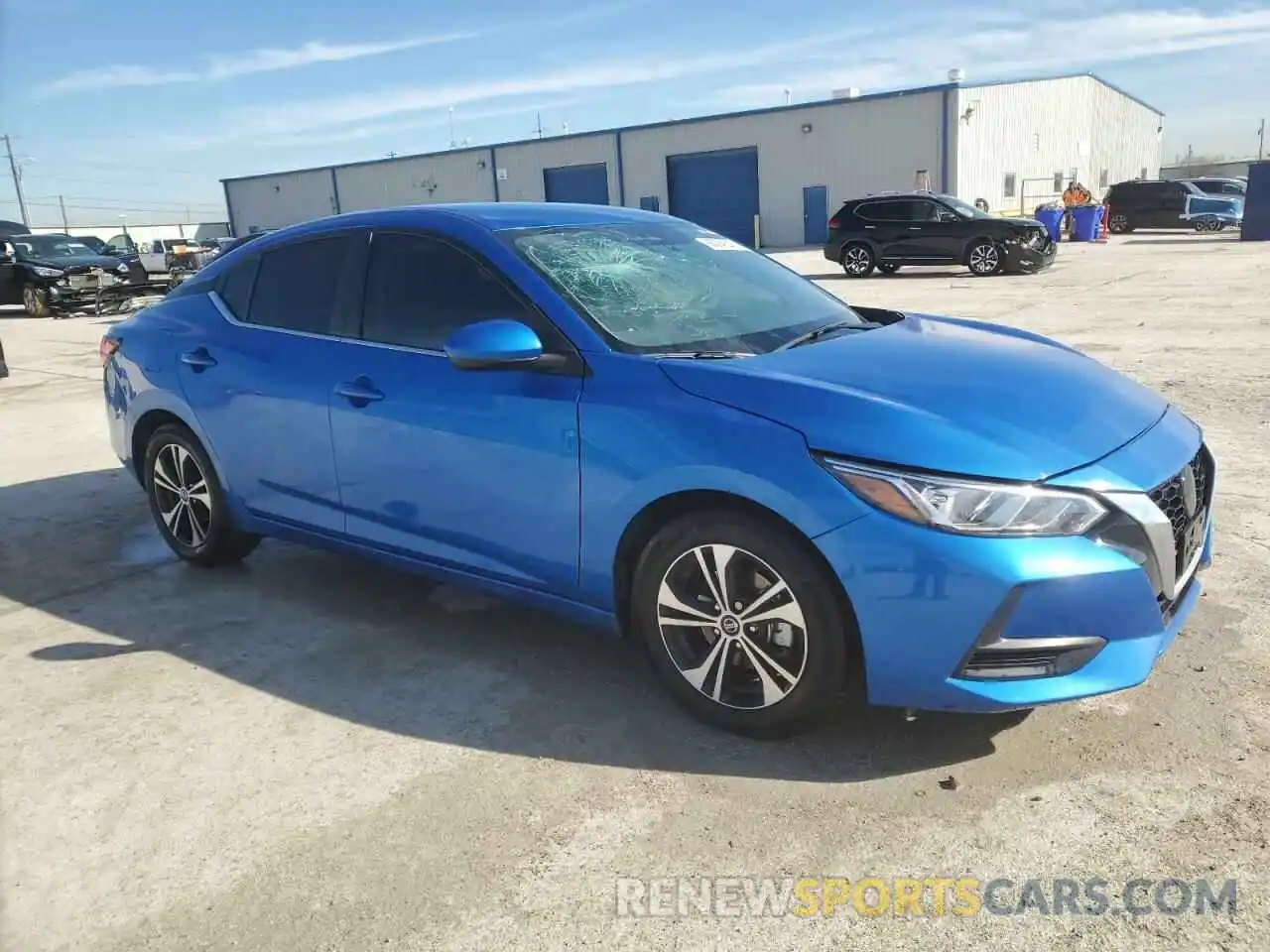 4 Photograph of a damaged car 3N1AB8CV2NY299950 NISSAN SENTRA 2022