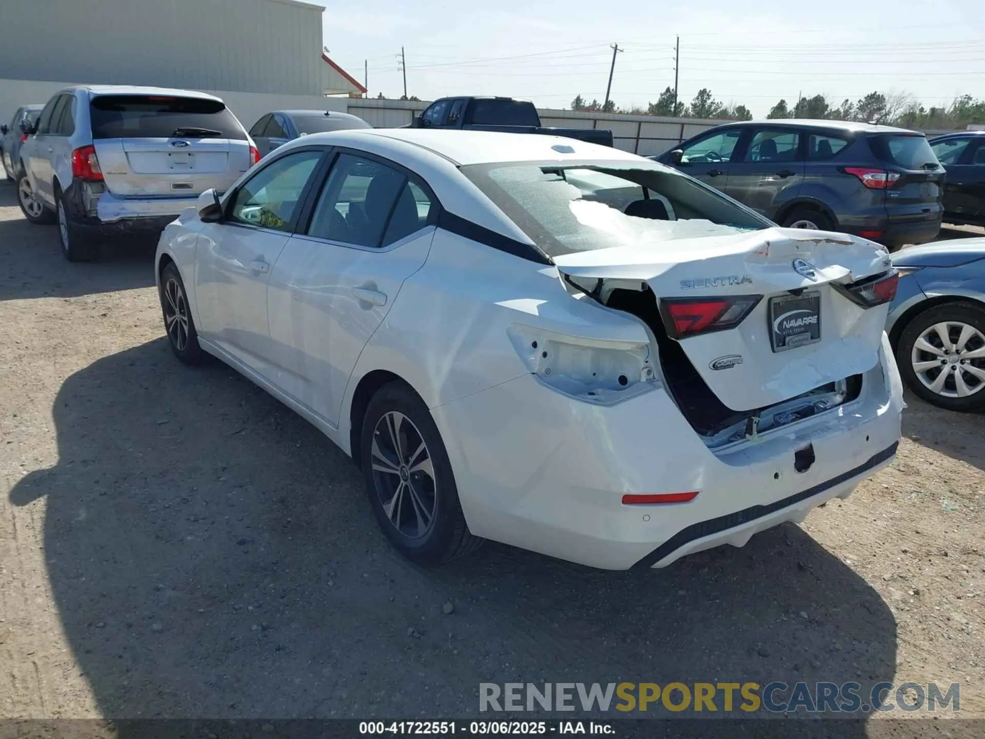 3 Photograph of a damaged car 3N1AB8CV2NY318741 NISSAN SENTRA 2022