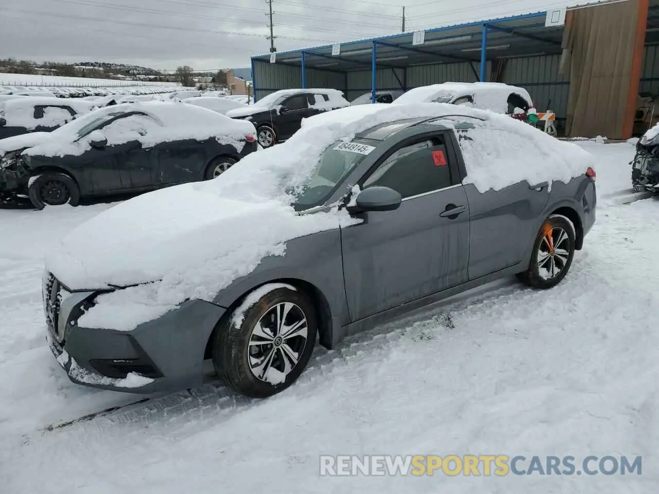 1 Photograph of a damaged car 3N1AB8CV3NY202612 NISSAN SENTRA 2022