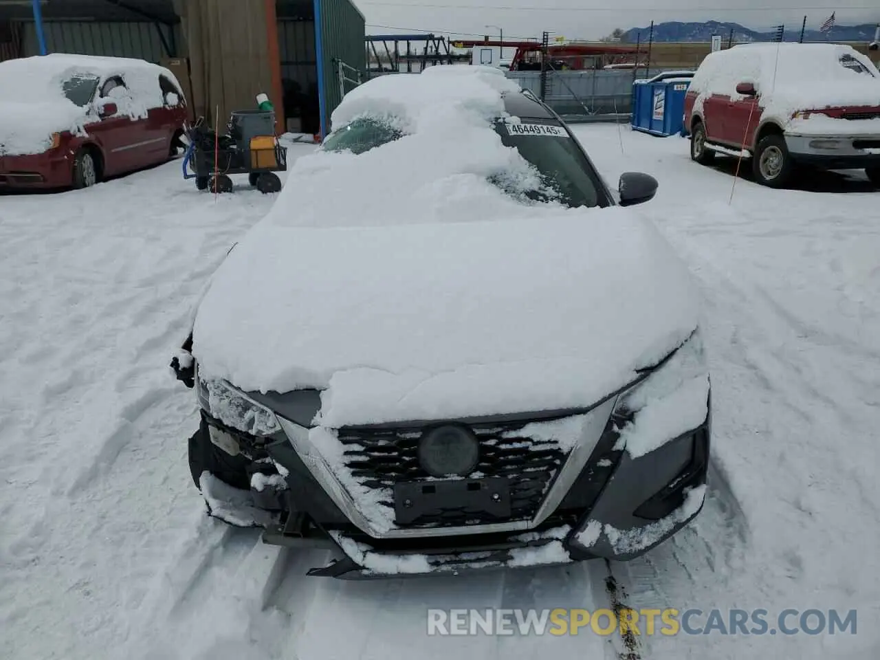 5 Photograph of a damaged car 3N1AB8CV3NY202612 NISSAN SENTRA 2022