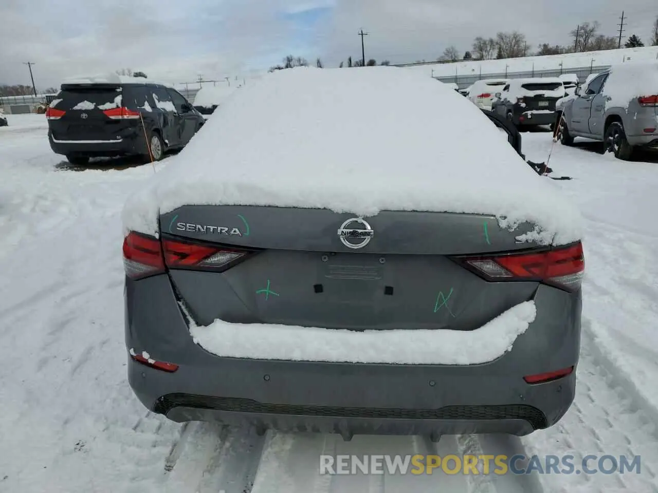 6 Photograph of a damaged car 3N1AB8CV3NY202612 NISSAN SENTRA 2022