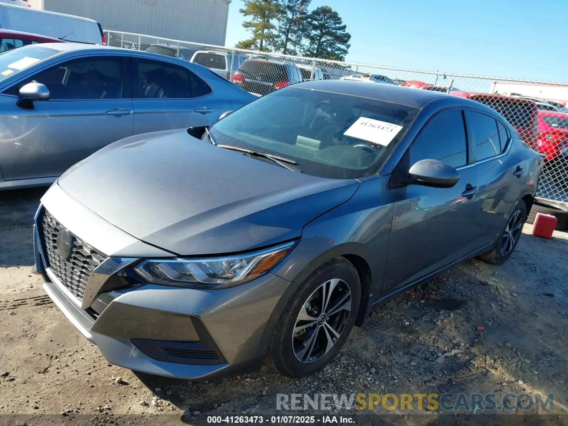 2 Photograph of a damaged car 3N1AB8CV3NY205848 NISSAN SENTRA 2022