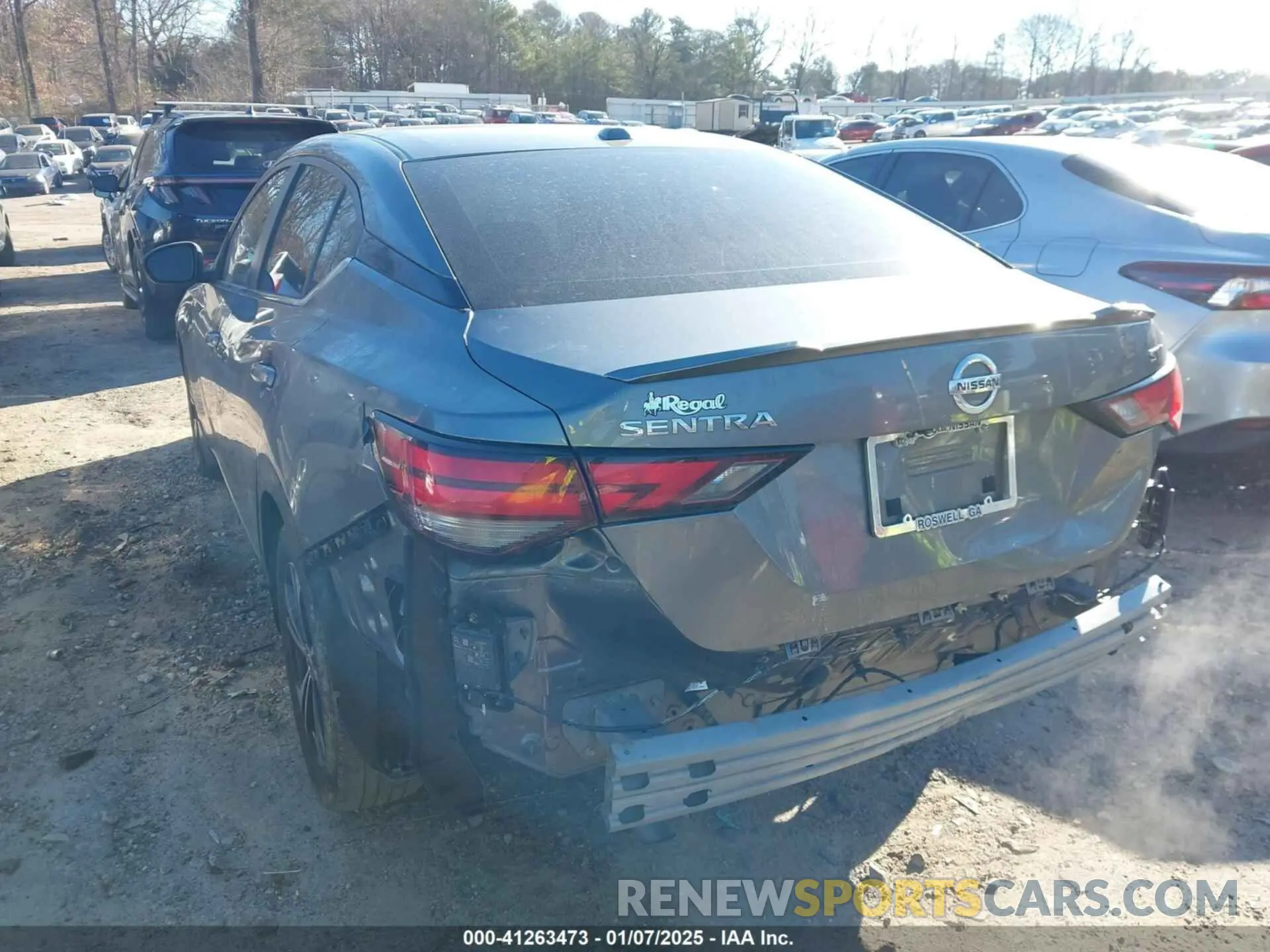 6 Photograph of a damaged car 3N1AB8CV3NY205848 NISSAN SENTRA 2022