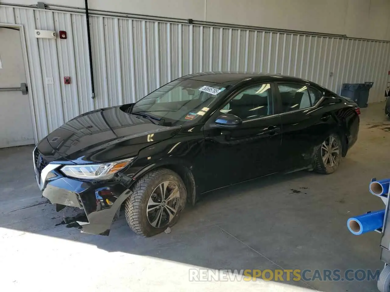 1 Photograph of a damaged car 3N1AB8CV3NY206885 NISSAN SENTRA 2022
