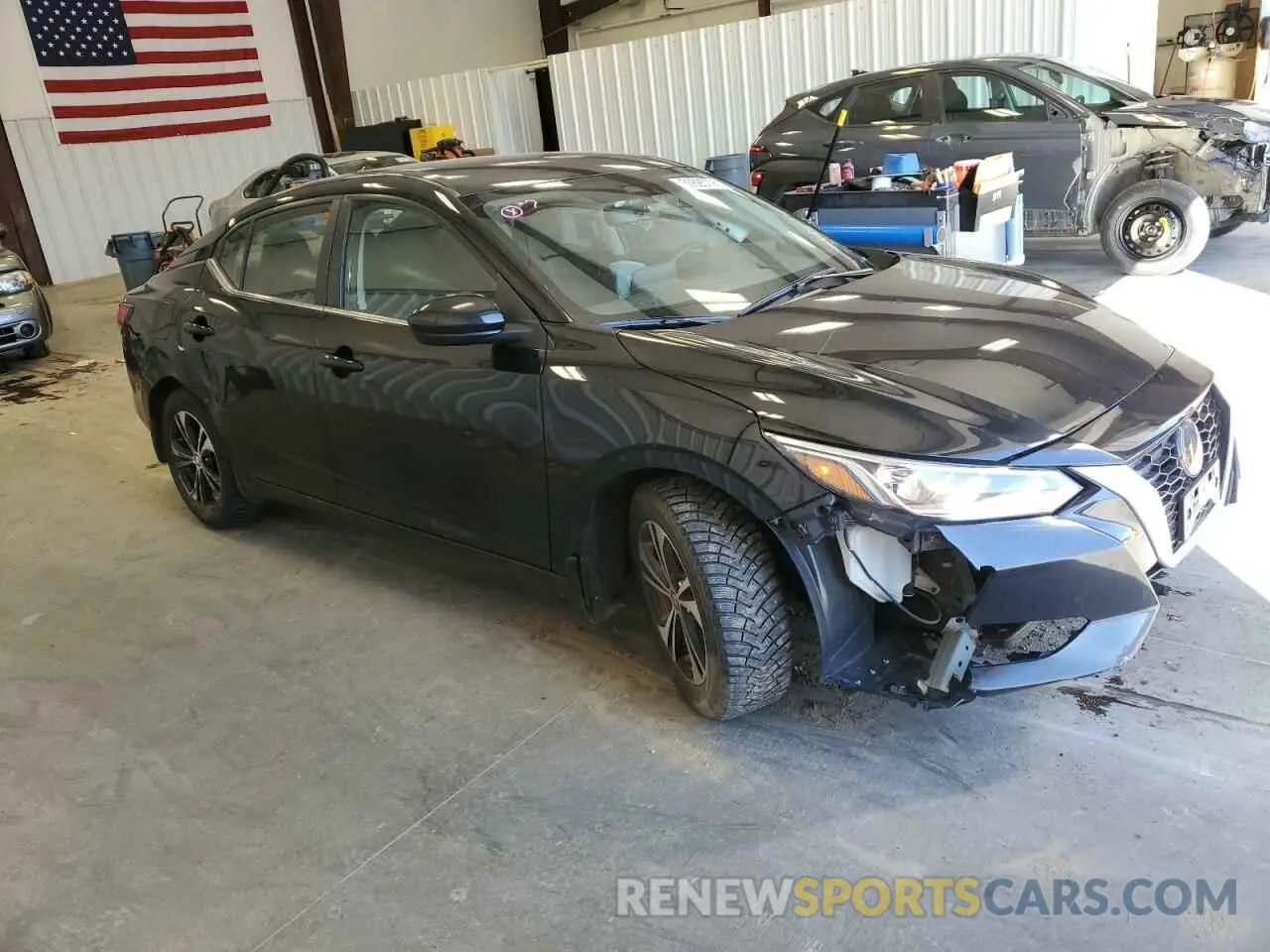 4 Photograph of a damaged car 3N1AB8CV3NY206885 NISSAN SENTRA 2022