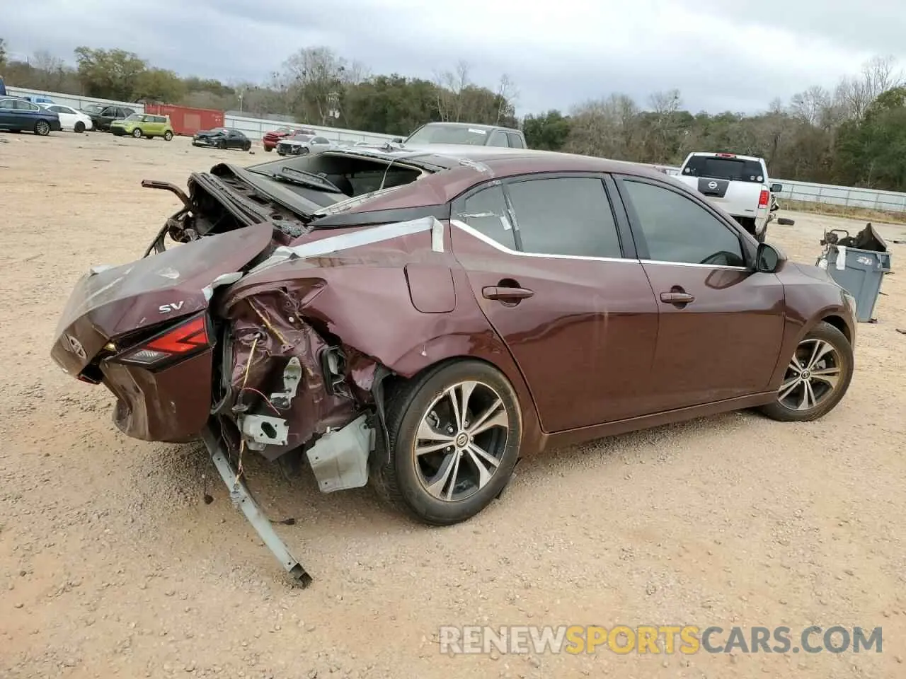 3 Photograph of a damaged car 3N1AB8CV3NY209401 NISSAN SENTRA 2022