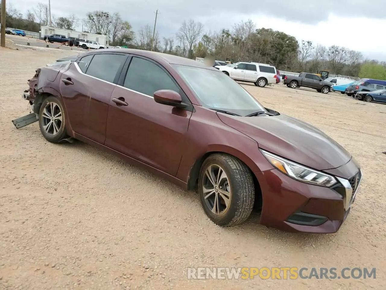 4 Photograph of a damaged car 3N1AB8CV3NY209401 NISSAN SENTRA 2022