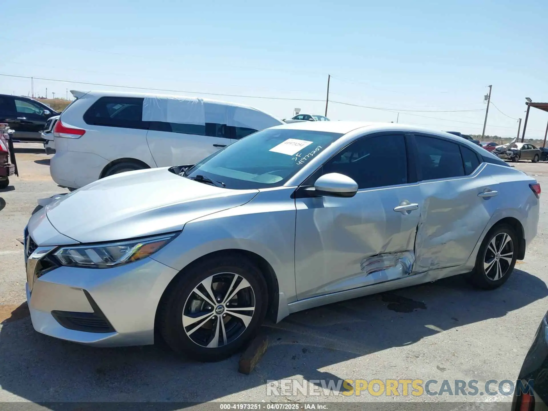 14 Photograph of a damaged car 3N1AB8CV3NY210290 NISSAN SENTRA 2022