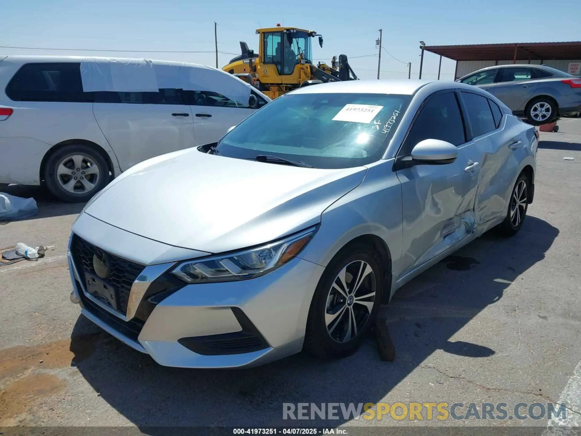 2 Photograph of a damaged car 3N1AB8CV3NY210290 NISSAN SENTRA 2022