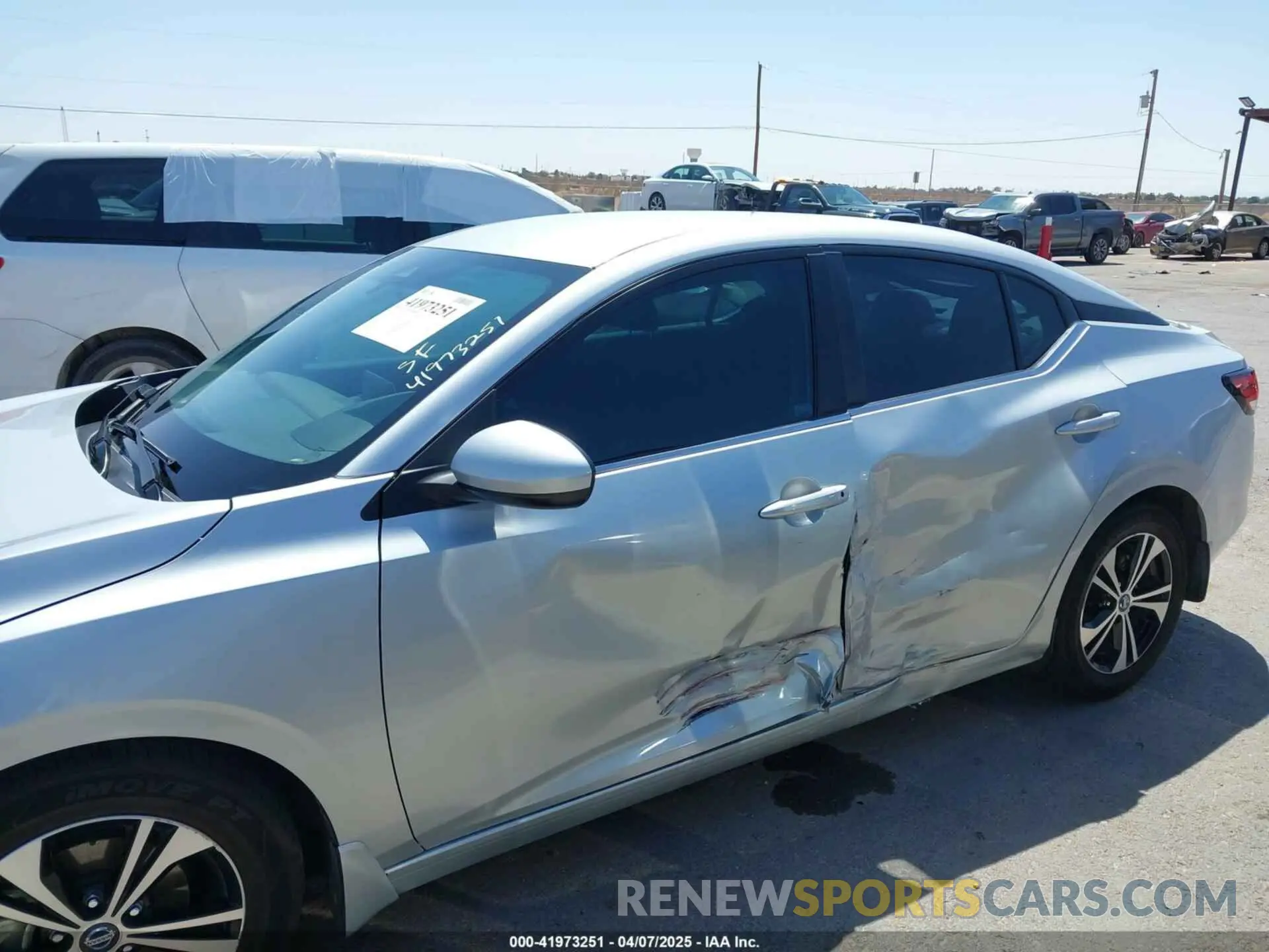 6 Photograph of a damaged car 3N1AB8CV3NY210290 NISSAN SENTRA 2022