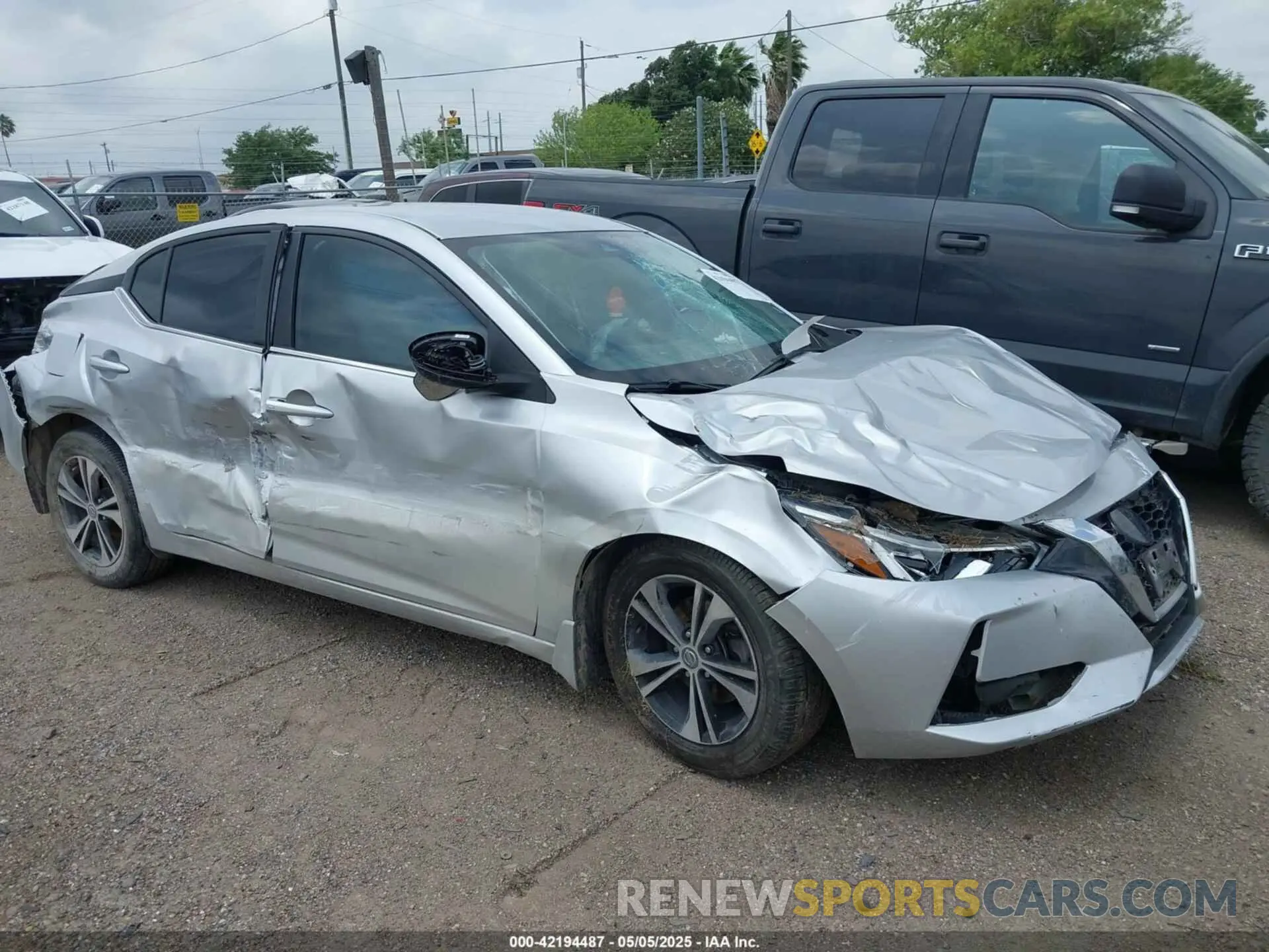 1 Photograph of a damaged car 3N1AB8CV3NY215330 NISSAN SENTRA 2022