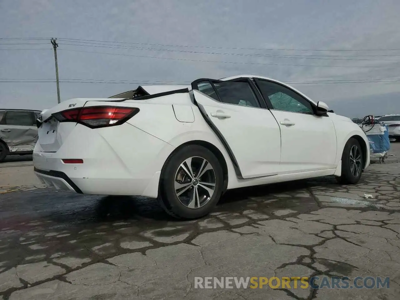 3 Photograph of a damaged car 3N1AB8CV3NY227655 NISSAN SENTRA 2022