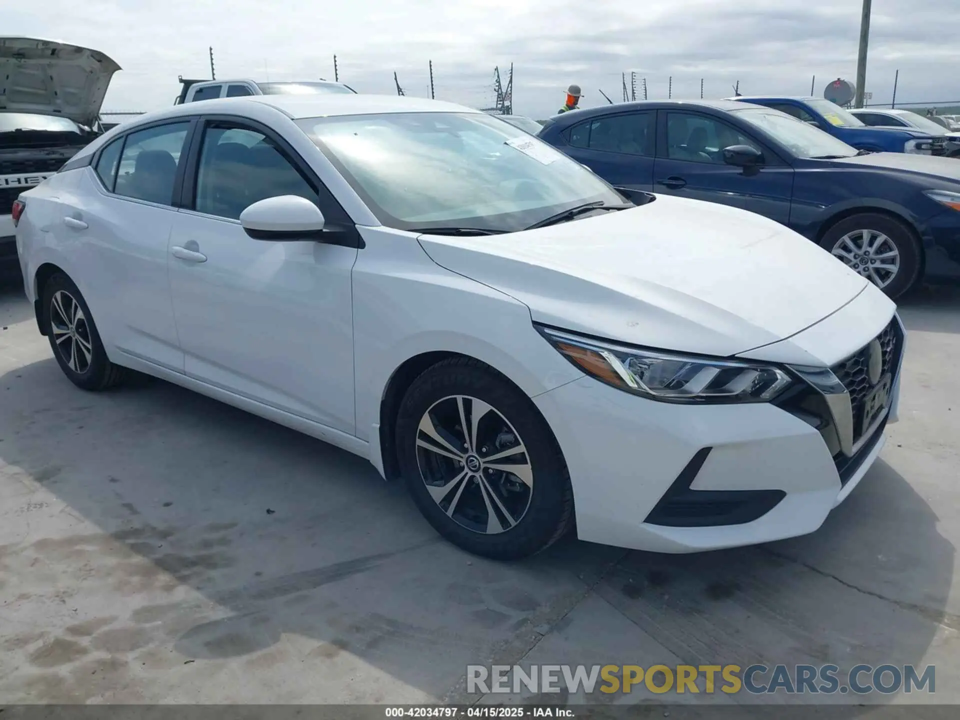 1 Photograph of a damaged car 3N1AB8CV3NY234699 NISSAN SENTRA 2022