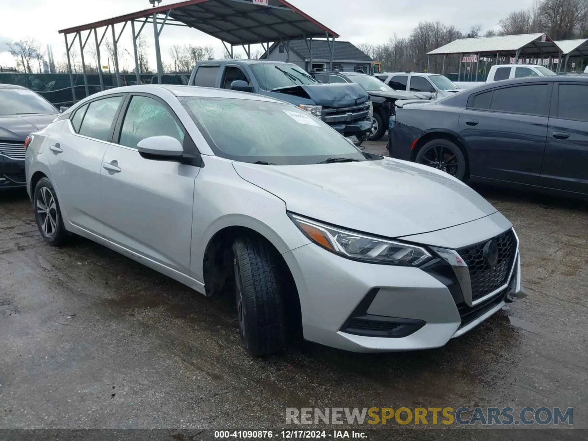 1 Photograph of a damaged car 3N1AB8CV3NY241913 NISSAN SENTRA 2022