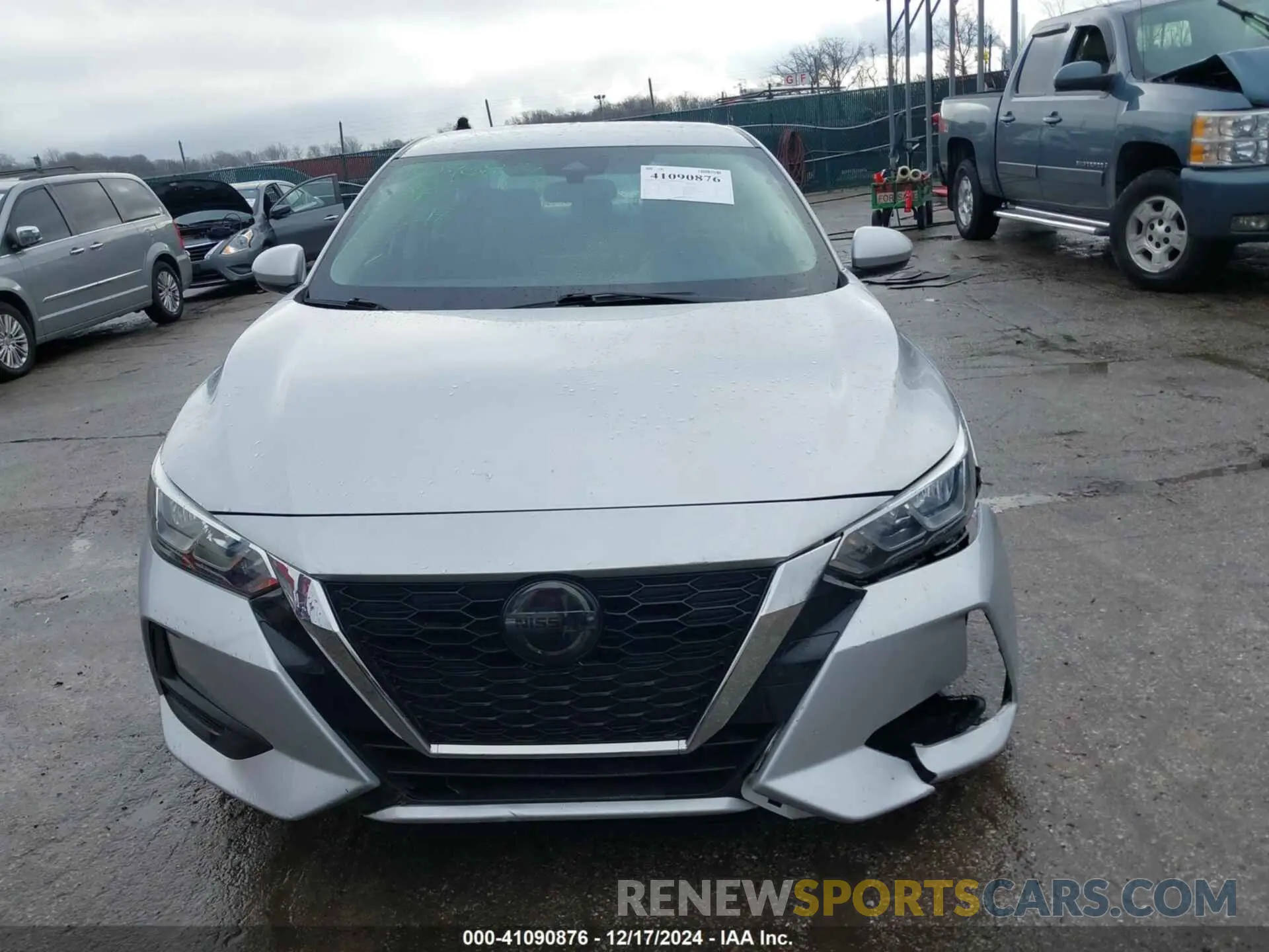 12 Photograph of a damaged car 3N1AB8CV3NY241913 NISSAN SENTRA 2022