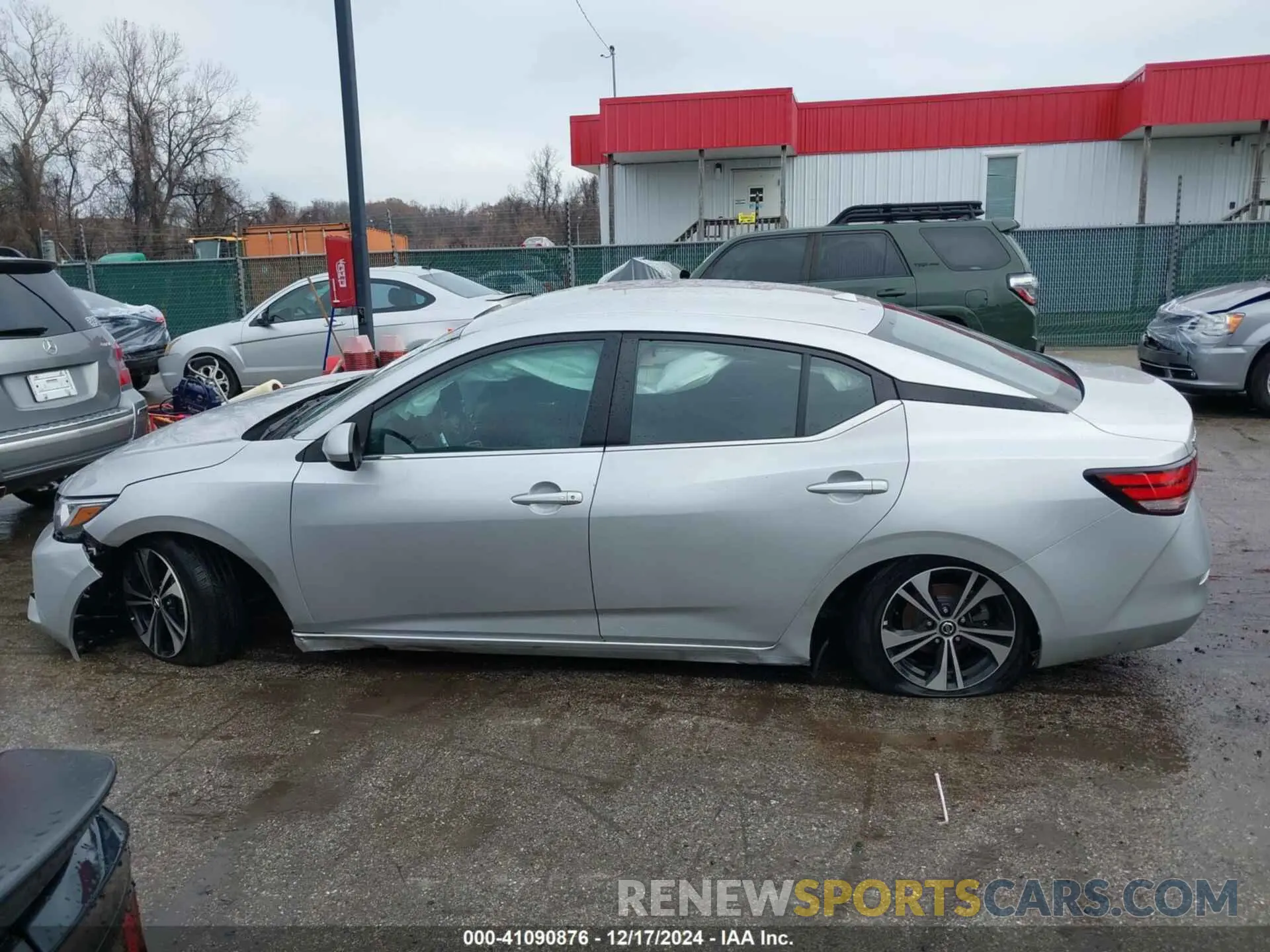 14 Photograph of a damaged car 3N1AB8CV3NY241913 NISSAN SENTRA 2022