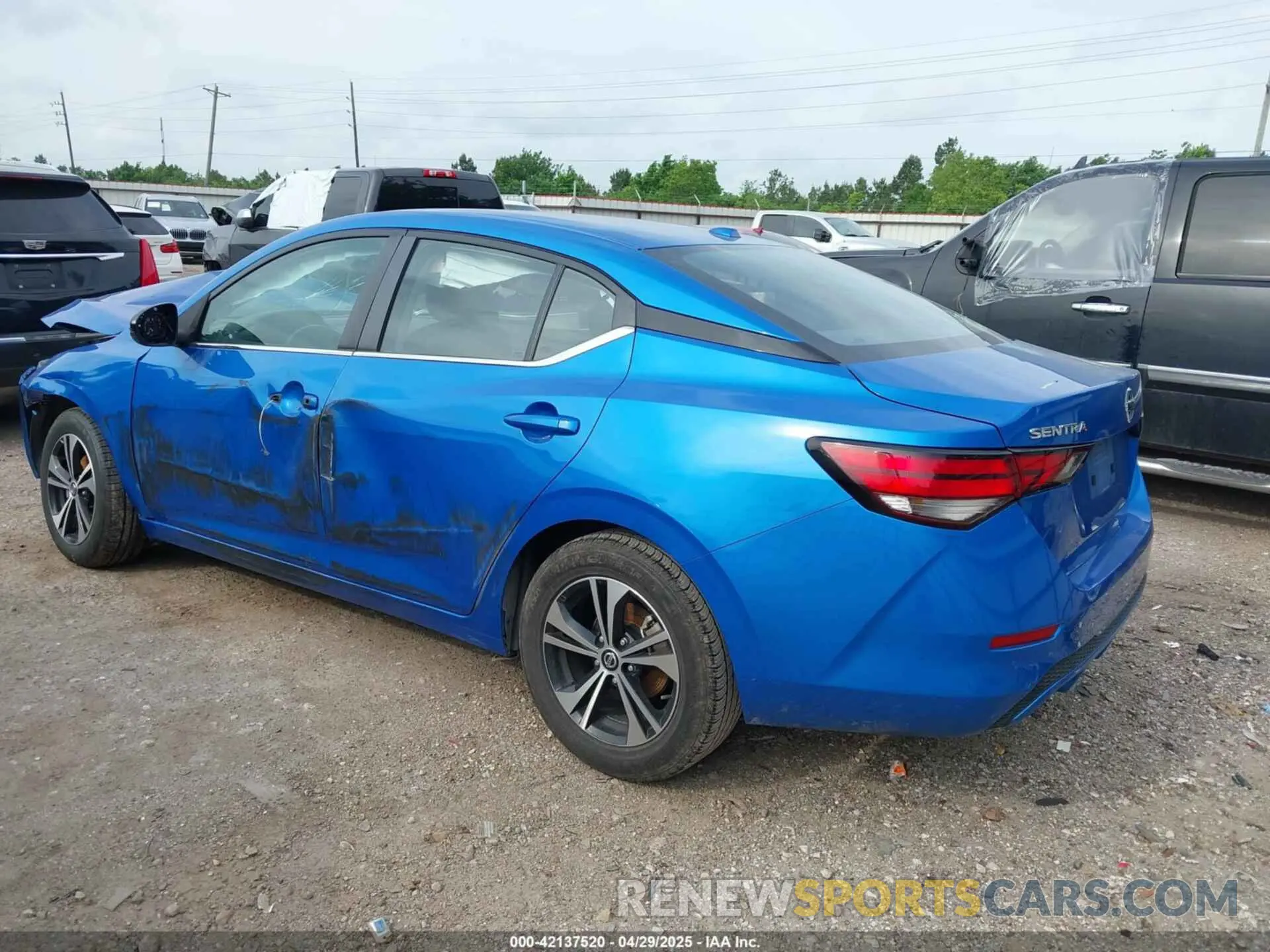 3 Photograph of a damaged car 3N1AB8CV3NY242124 NISSAN SENTRA 2022