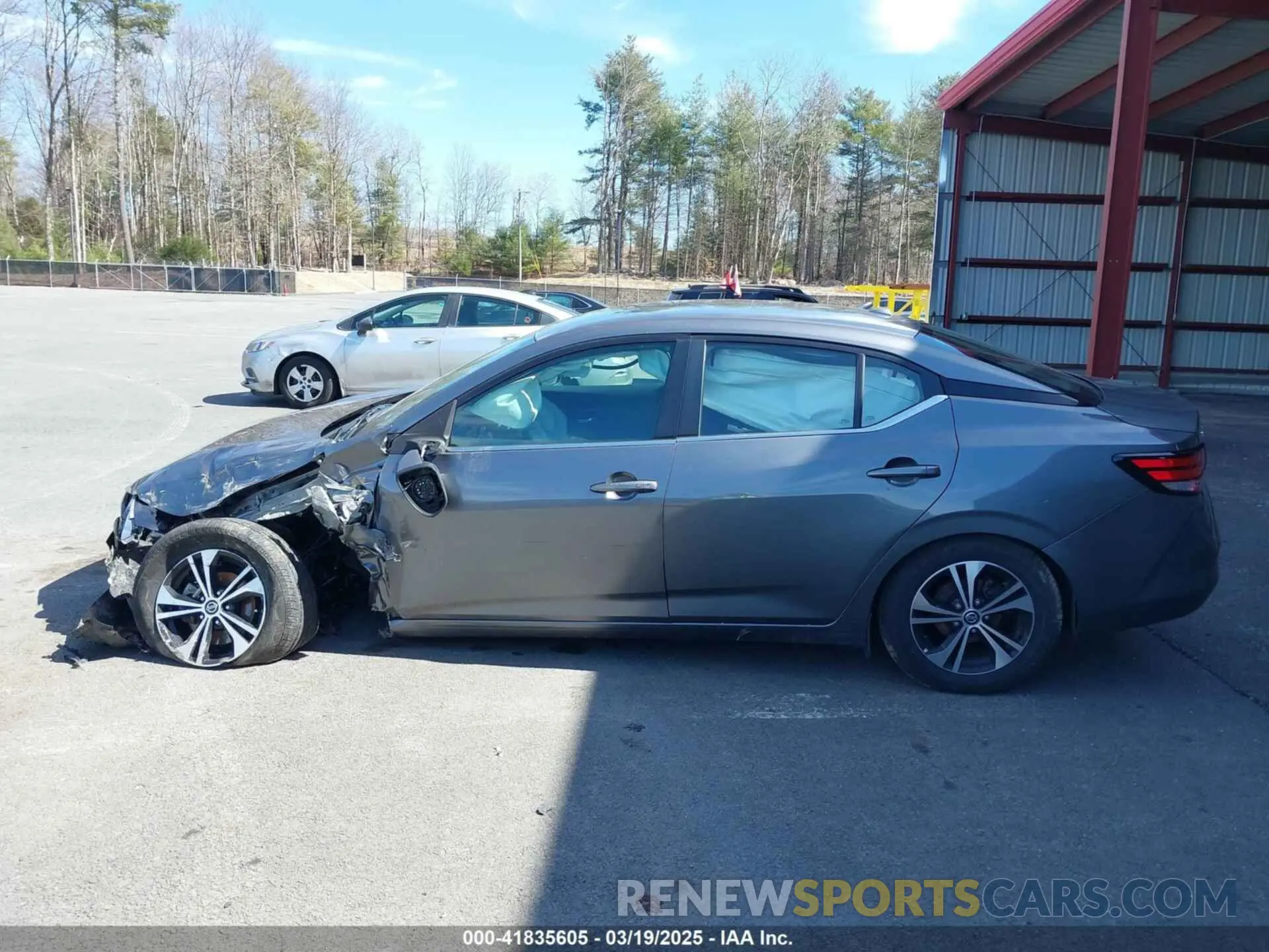13 Photograph of a damaged car 3N1AB8CV3NY243161 NISSAN SENTRA 2022