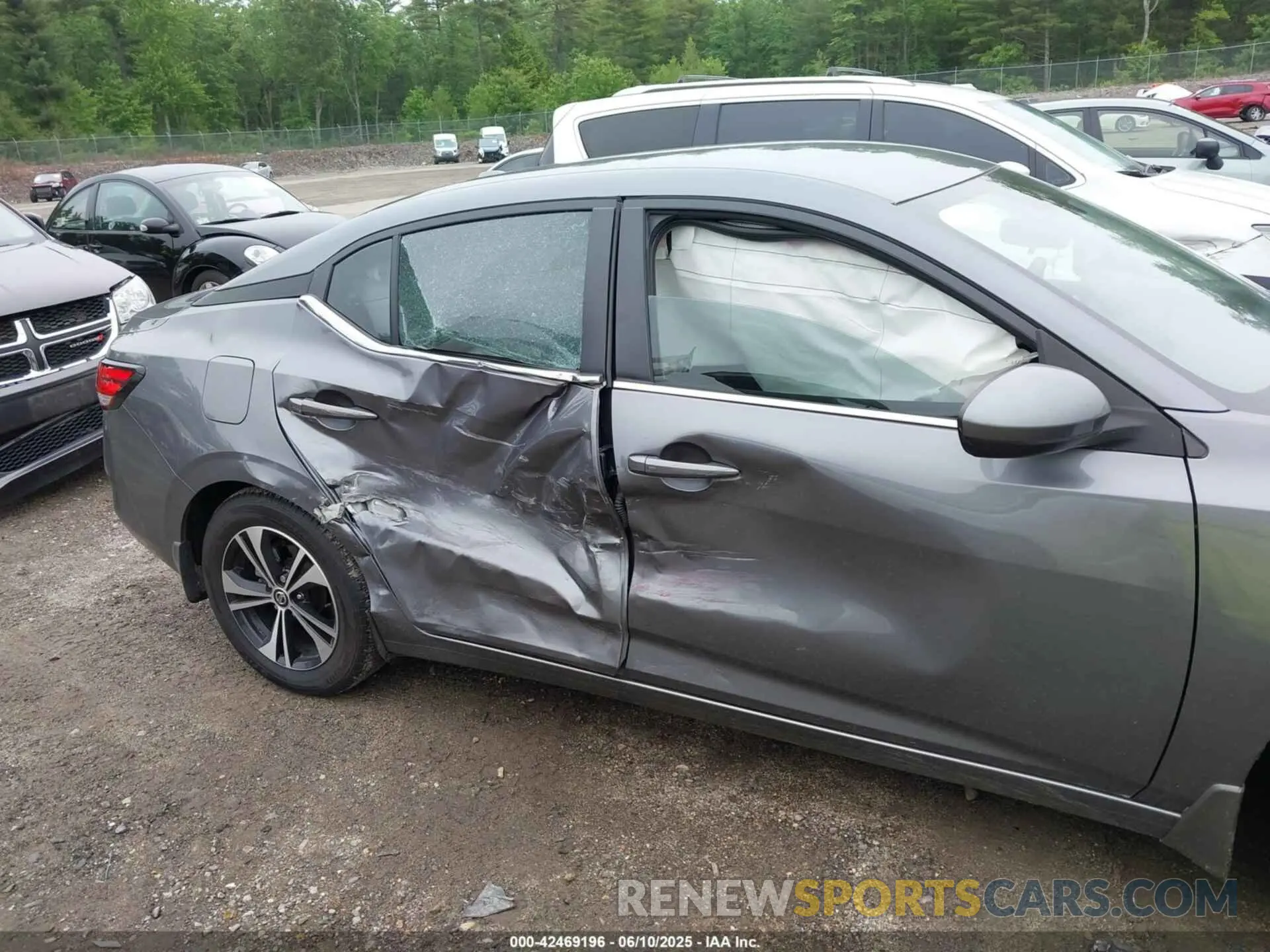 6 Photograph of a damaged car 3N1AB8CV3NY246481 NISSAN SENTRA 2022